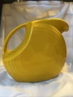 Vintage Fiesta Fiestaware Yellow Large Disc Water Juice Pitcher  Homer Laughlin