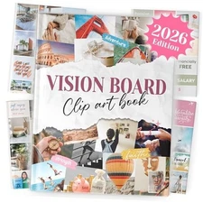  – Create Your Dream Life with Inspirational Clip Art, Vision Board Book