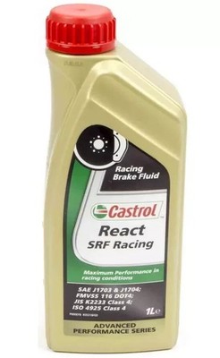 Castrol React SRF Racing DOT4 (1 Liter) Brake Fluid 12512 FMVSS No.116