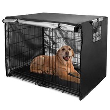 Dog Crate Cover 36 inch - Double Door, Dog Kennel Indoor, Waterproof Dog Kenn...