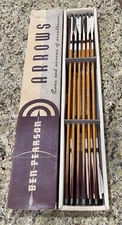 Ben Pearson Archery Vintage Footed Arrows Box of 10