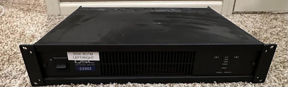 QSC CX902 2-Channel Powered Amplifier 900W @ 4 ohms