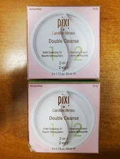 2 Boxes: Pixi Skintreats Pixi + Caroline Hirons Double Cleanse 1.7 oz. ea. E11C