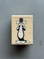 Sylvester Rubber Stamp Looney Tunes 1990 Warner Bros Stampede 026-D Vintage VTG