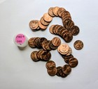 COMPLETE 1982 Lincoln Cent 7 Variety Roll Set XF-UNC Pennies 350 Coins — photo 7