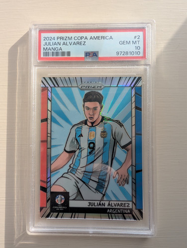 2025-2026 Panini Prizm FIFA Manga Julian Alvarez 7