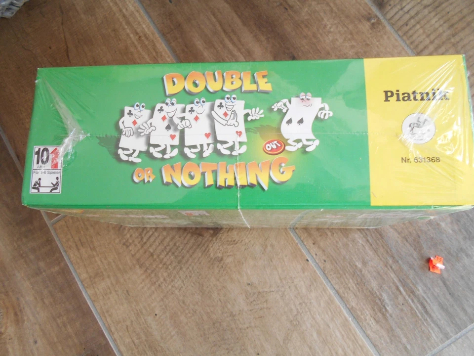 Double or Nothing (Piatnik). Strategisches Kartenspiel von R. Knizia. OVP, Folie - Bild 4 von 4