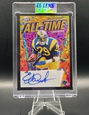 2022  Contenders Optic  Eric Dickerson All-Time Contenders Auto Black Scope /8