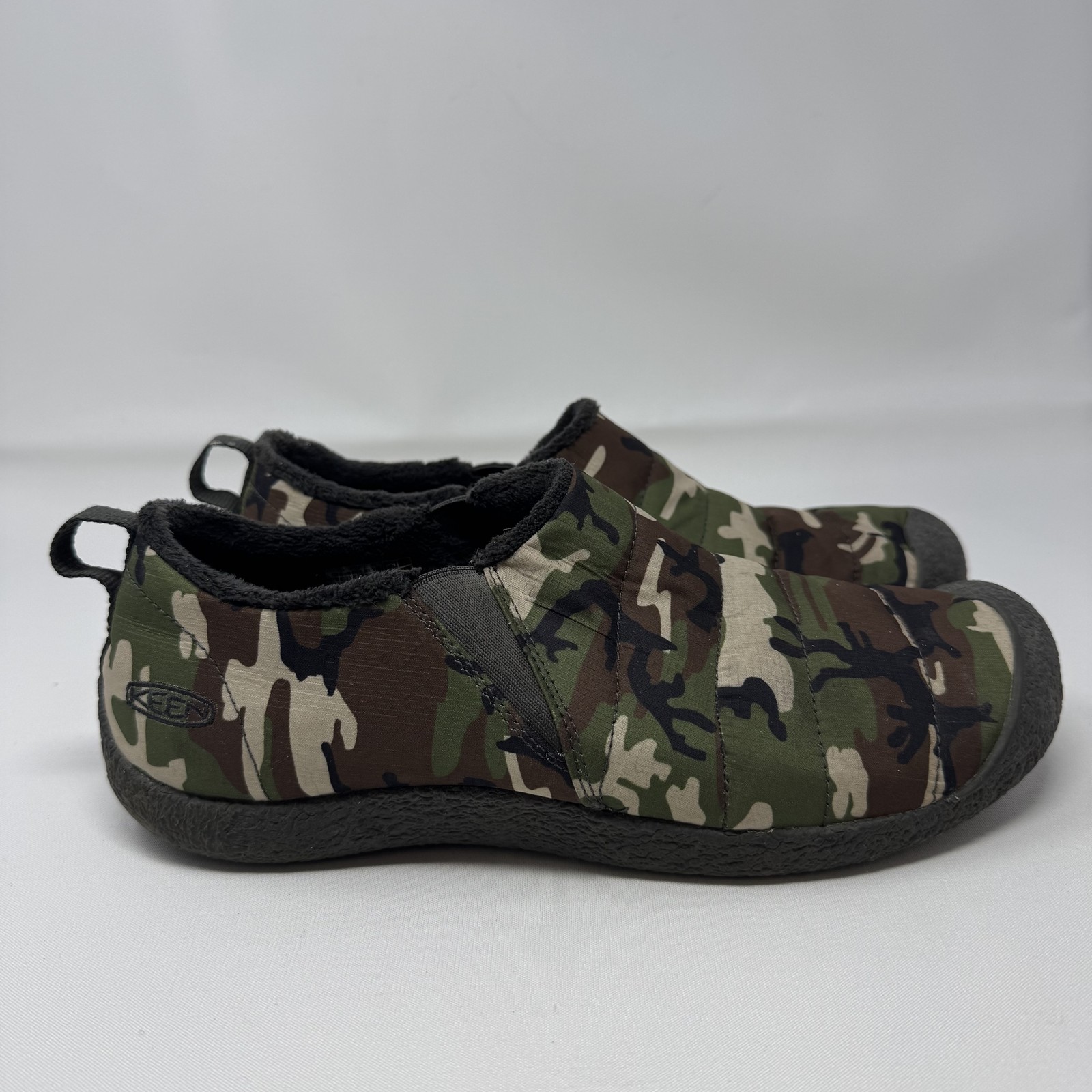 Scarpe Keen Howser II uomo taglia 10 5 mocassini comodi mimetici pelliccia sintetica casual