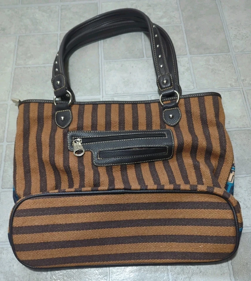 Montana West сумочка Aztec холст наплечная сумка богемное Western - Изображение 3 из 4