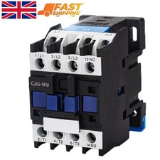 AC 240V Contactor AC Coil 32A (Ith) 3-Phase 1NO Motor Starter Relay CJX2-1810 UK