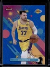 2025-26 Topps Finest Luka Doncic Common Blue Refractor #/200 Lakers