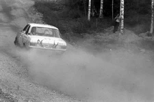 Hannu Palin Jyrkki Ahava Opel Ascona 1000 Lakes Rally August 03 1973 Old Photo