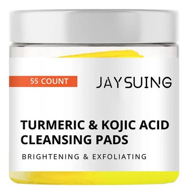 Kojic Acid & Turmeric Facial Exfoliating Peel Cleansing 50 Pads Top Seller USA