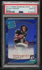 2017 Donruss Optic Rated Rookie Blue Prizm 21/149 Alvin Kamara PSA 10 GEM MT w6g