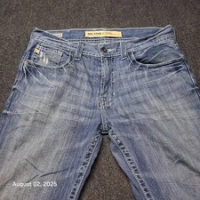 Big Star Jeans Mens Size 34x30 Blue Pioneer Regular Boot Cut Embroidered