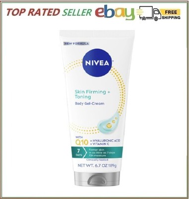 Nivea Skin Toning and Firming Gel Cream with Q10 and L-Carnitine 6.7 Oz .