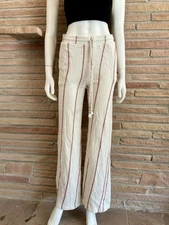 Dolan Left Coast Anthropologie Santa Fe Drawstring Pants Wide Leg Boho