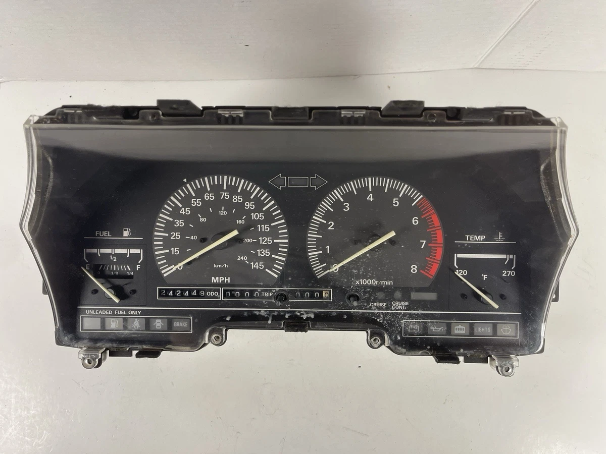 87-89 Nissan 300zx Instrument Speedometer Cluster Gauge OEM 24810