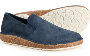 Birkenstock 40 Mens 7 womens 9 Callan Slip-On Men\'s Shoes in Navy  Suede Loafers Birkenstock Callan – Walking Depot main image 4
