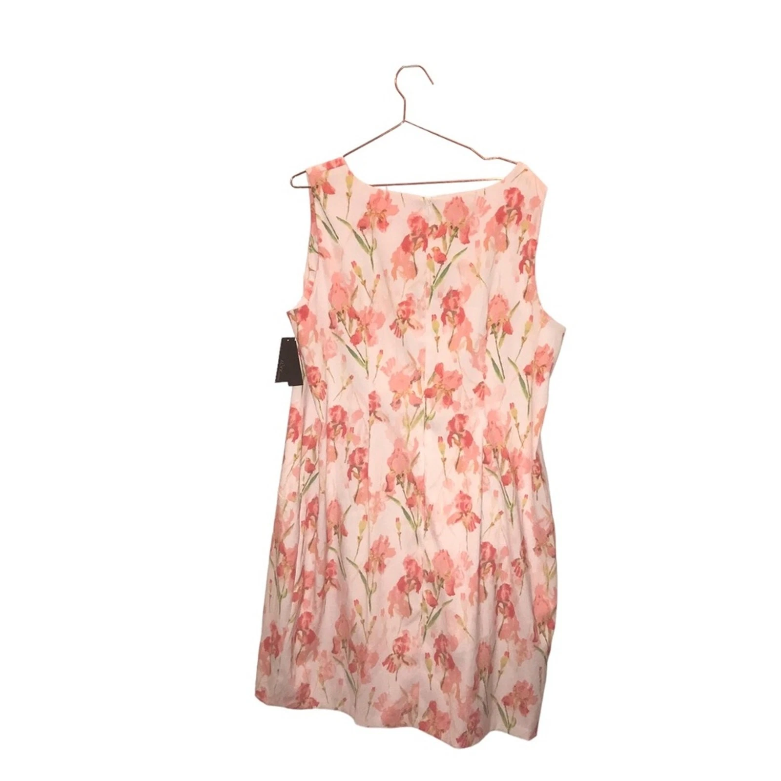 Abito tubino smanicato floreale Alyx taglia 22W nuovo con etichette