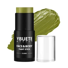 Ogre Green Oil Based Face Body Paint Stick, Non-Toxic Full-Coverage Face Paintin