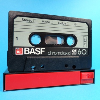   1x BASF Chromdioxid 60 SM CBOX * Type 1 * Cassette Kassette кассета * 1977