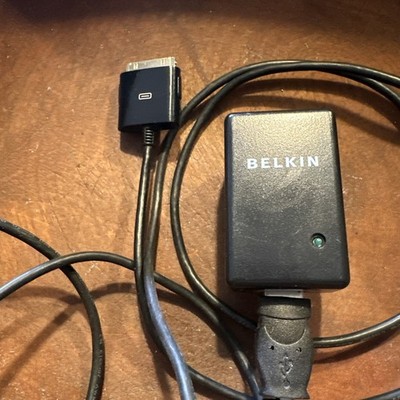 30-Pin to USB Cable   Compatible with iPod, iPhone, iPad Dock W/Belkin Charger