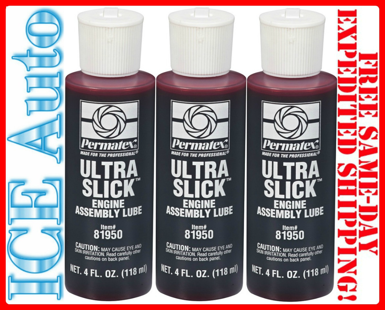 Permatex 81950 3 Pack Ultra Slick Engine Assembly Lube Pre Lubricant eBay