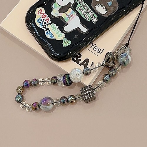 Beaded Phone Lanyard Cute Phone Case Chain Straps Summer Hanging Cord - Photo 6 sur 16