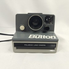 Polaroid The Button SX-70 OneStep Instant Film Camera Untested