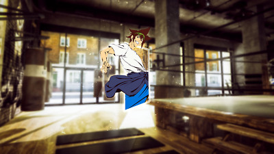 Anime the god of high school jin mori pictureinpicture Playmat Gaming Mat Desk