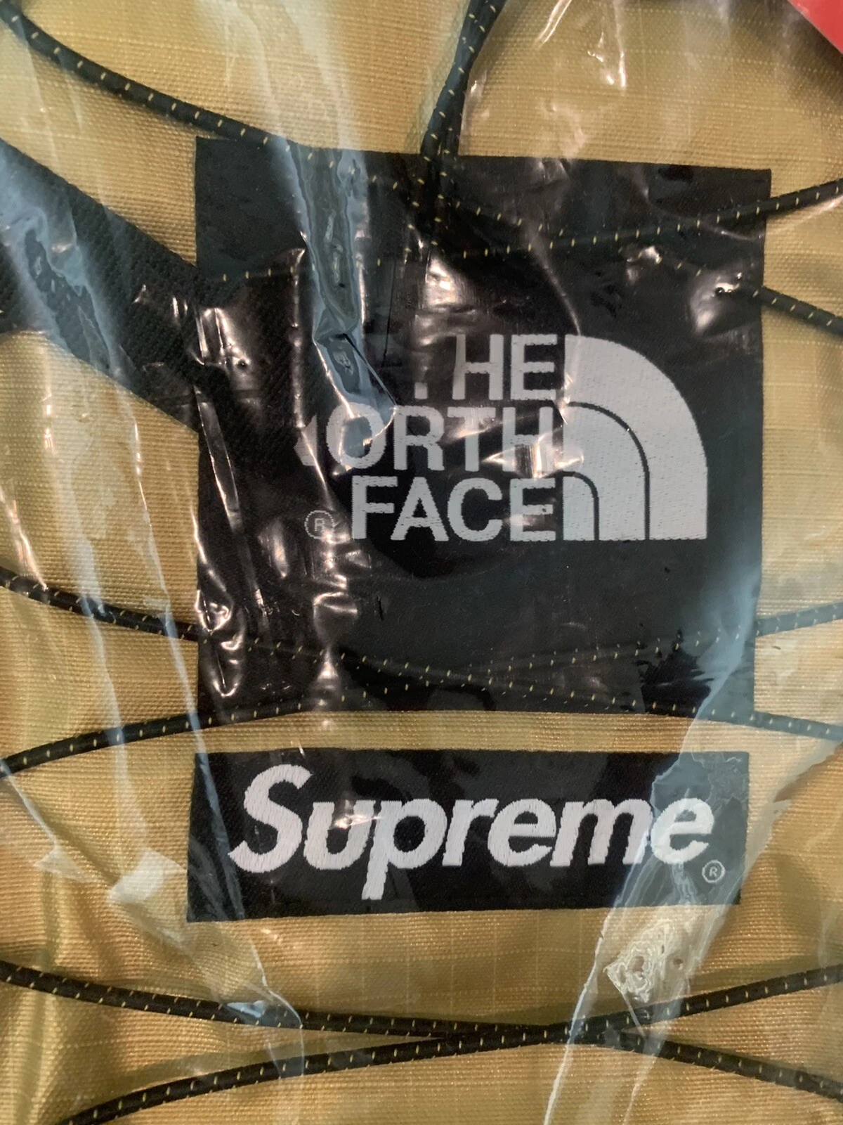 Sac à dos Supreme x North Face SS18 or rose métallique boréal TOUT NEUF