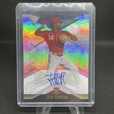 2021 Panini Chronicles - Titanium Autographs #5 Jose Garcia (AU, RC)