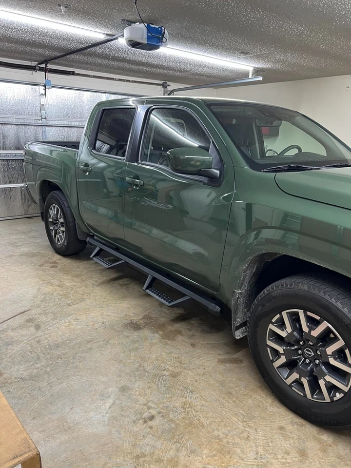 Side Step Fit 2005-2025 Nissan Frontier Crew Cab 3" Drop Running Board BCKA - Image 2 of 4