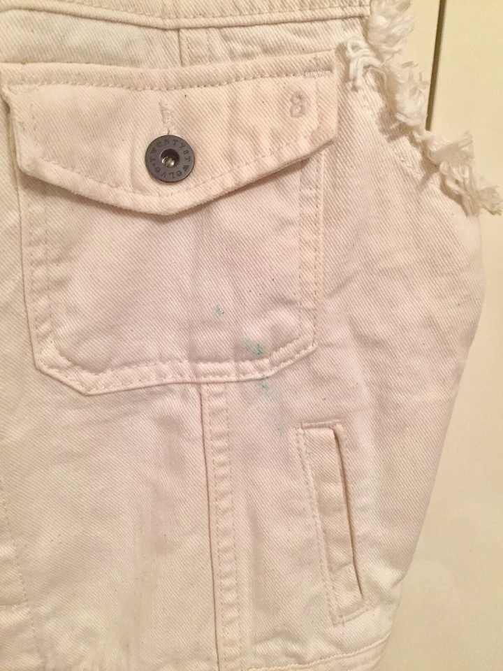 Chaleco TWENTY8TWELVE By Sienna Miller Blanco Denim Corte Talla M Foto 4 de 4