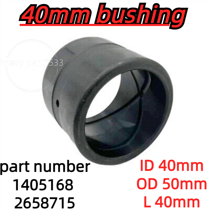 6PC 40MM EXCAVATOR BUSHING, HARDEN STEEL BUSHING BEARING ID 40mm ...
