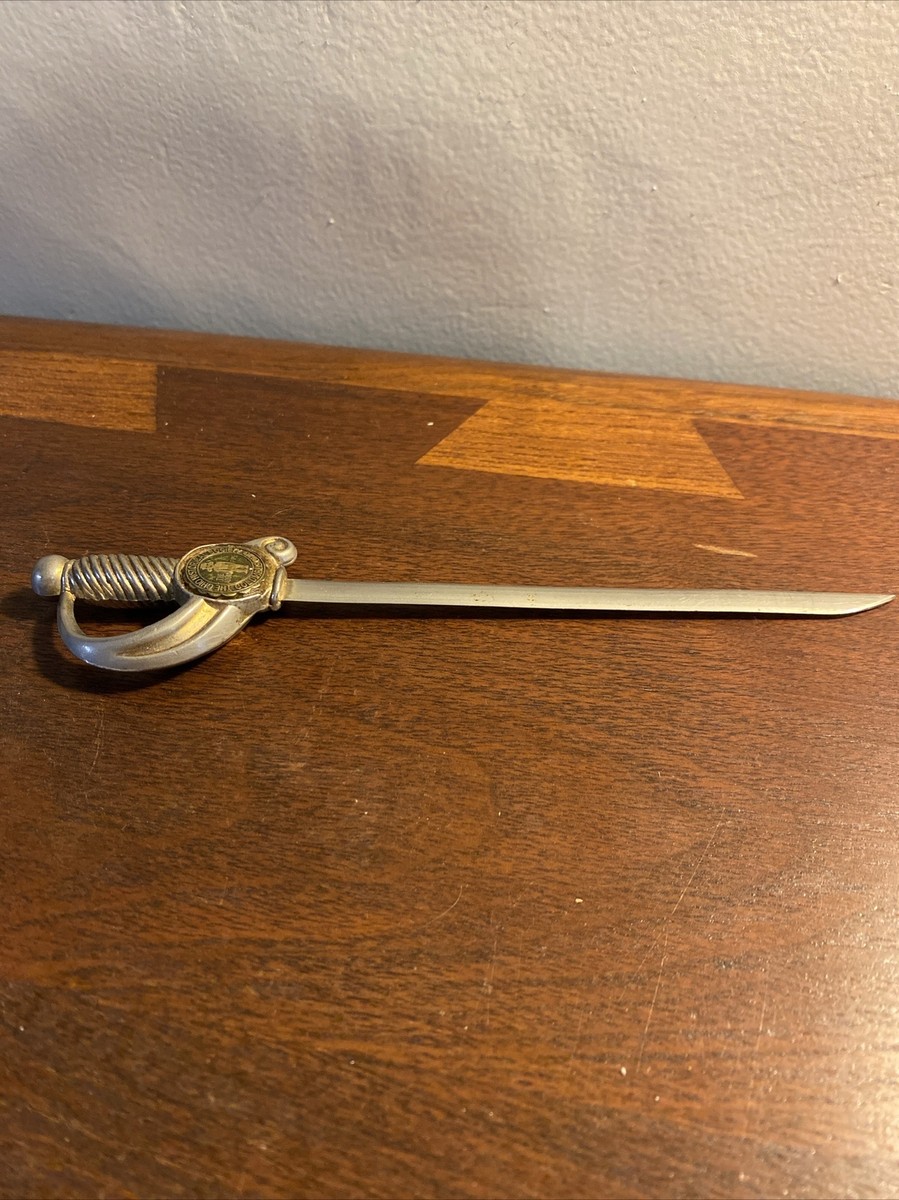 Vintage Letter Opener Sword Ohio Historical Society Adena Pipe
