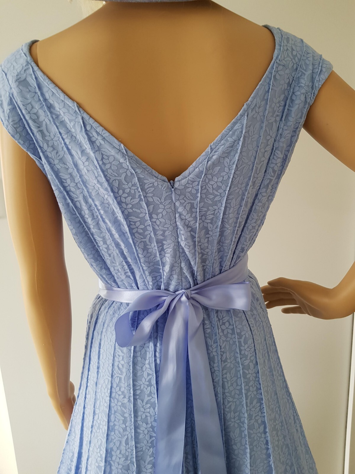 JACQUES VERT MOTHER OF THE BRIDE BEAUTIFUL CORNFLOWER BLUE LACE DRESS SIZE 22 eBay