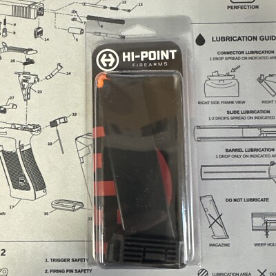 Hi-Point Firearms Magazine Fits 45ACP, 9 Rounds Polymer Gun, Blue Finish CLP45P