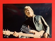 Photo privée snapshot Beatles Paul McCartney 1989 World Tour Rickenbacker basse