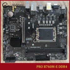 FOR MSI PRO B760M-E DDR4 LGA 1700 64GB Intel HDMI D-Sub mATX Motherboard Test OK