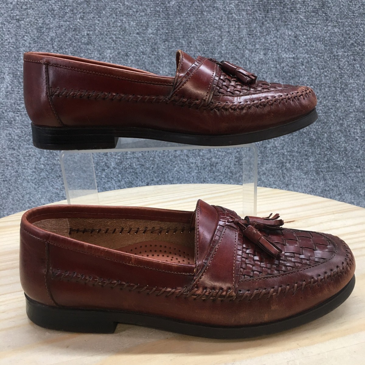 Giorgio Brutini Loafer Mens 8M Brown Le Glove Newark Weaved  display picture 2