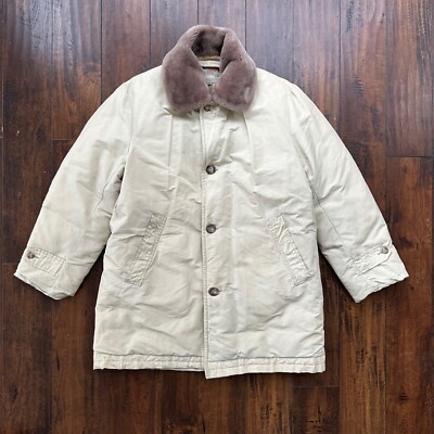 Vintage Comfy Outdoor Garment All Down Jacket Khaki Medium Seattle