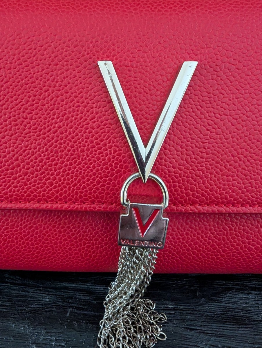 Valentino Divina small Red Shoulder Bag with chain strap | eBay