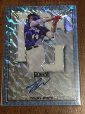 TOMMY WHITE 2020 Leaf Perfect Game Platinum Marble AUTOGRAPH #1/1 L.S.U. A's