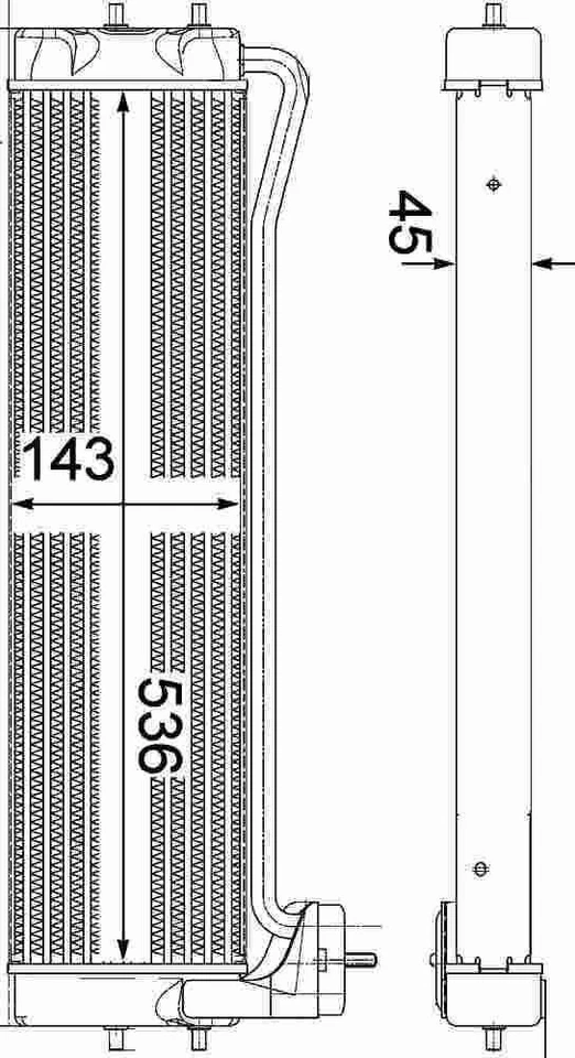 Filtro enfriador de aceite de motor Mahle 90608 genuino para BMW E60 E64 M5 M6 2006-2010 Foto 4 de 4