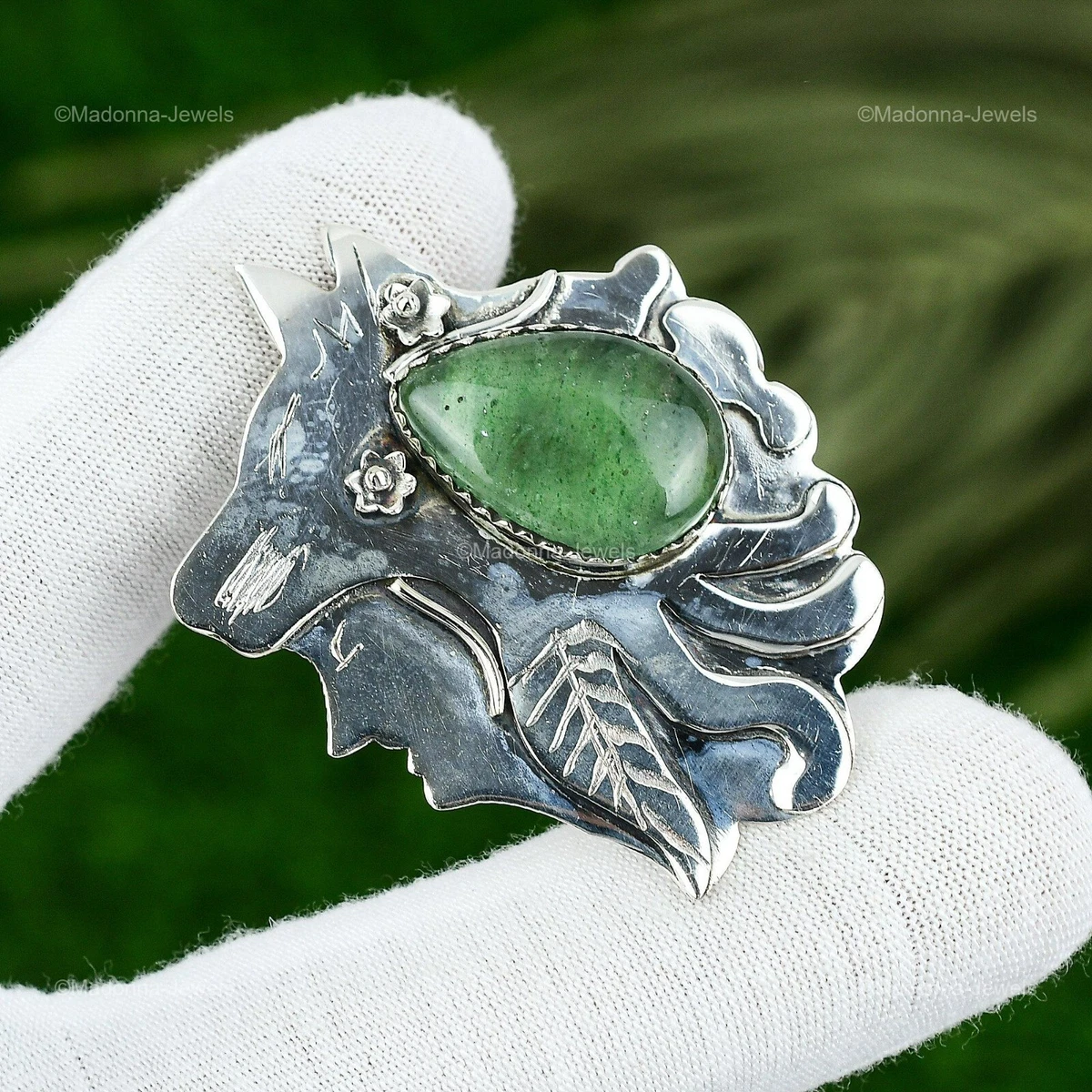 Green sale aventurine pendant