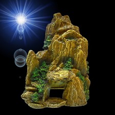 Aquarium Deko 🍀 STOLLEN HÖHLE 🍀 Steine Barsche Welse Terrarium Zubehör