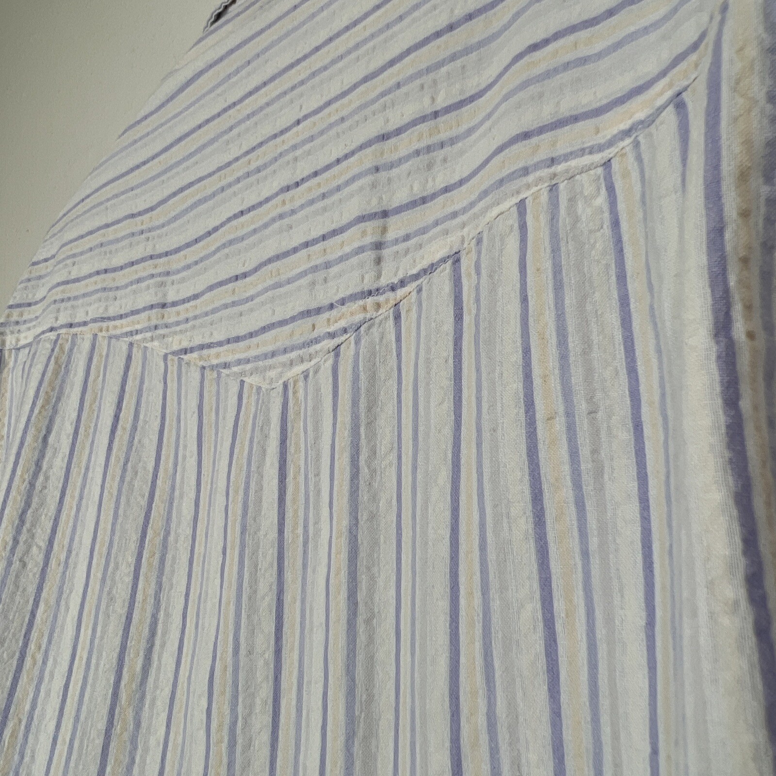 Moda Tech Button Down Shirt Men Large Purple Stri… - image 12